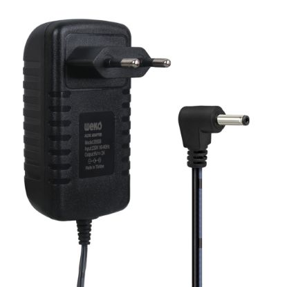 WEKO 9 VOLT-2 AMPER 3.5*1.35 UÇLU PRİZ TİPİ ADAPTÖ resmi