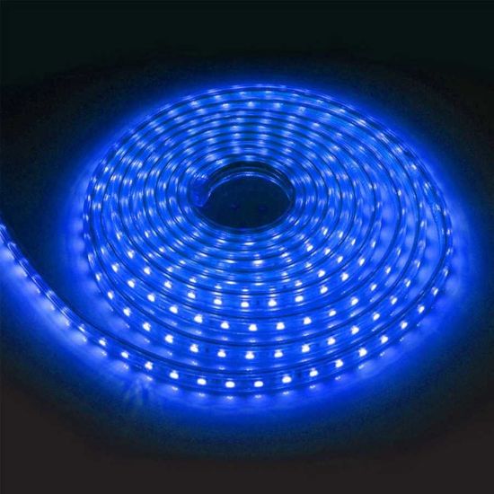 HORTUM LED MAVİ DIŞ MEKAN 3 ÇİP 220V 5MT TAK KULLA resmi