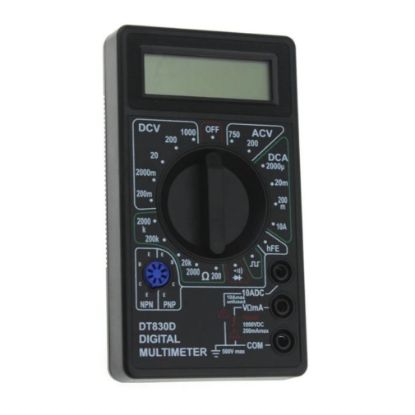 PM DT-830D DIGITAL AVOMETRE-AKIM VOLTAJ DIRENÇ OLÇ resmi