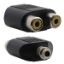 OEM 3.5 MM STEREO DİŞİ / 2 RCA DİŞİ ÇEVİRİCİ JACK resmi
