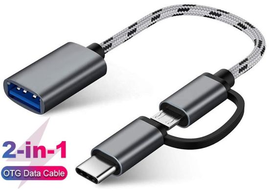Alfais Usb 3.0 Otg To Type C Micro Usb Çevirici Ad resmi