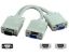 OEM PL-7275 0.30M VGA TO 2 VGA ÇOGALTICI KABLO resmi