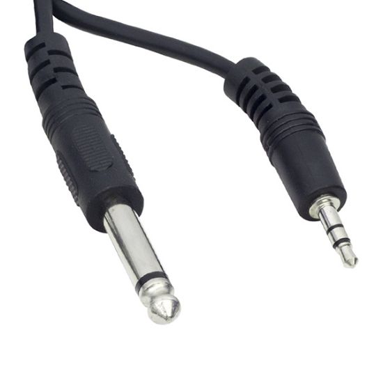 3.5 MM STEREO ERKEK / 6.3 MM MONO ERKEK 1 METRE KB resmi