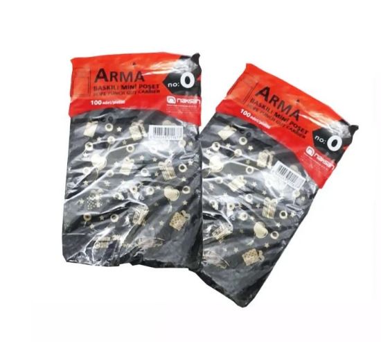 Naksan Arma Blok Poşet Siyah 0 NO 20x30 100 Adet resmi