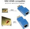 OEM Hdmi Rj45 Cat5 6 Extender Uzatıcı Apara 30M resmi