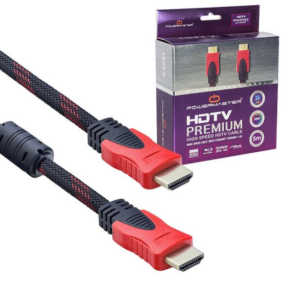 PM 1.4V 5 METRE ÖRGÜLÜ KUTULU HDMI KABLO resmi