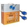 PM VGA KABLO 15 PİN 3+6 ERKEK/ERKEK KUTULU 10M resmi