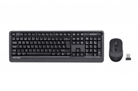A4 TECH FG1010 Q 2.4 GHZ USB GRİ KLAVYE+MOUSE WİFİ resmi