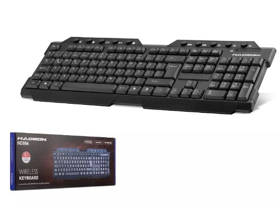 HADRON HD864 KLAVYE MULTIMEDIA WIRELESS Q resmi