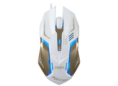 Gomax M2 RGB Işıklı Optik Oyuncu Faresi -BEYAZ resmi