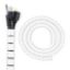PM KABLO TOPLAYICI SPİRAL 22 MM BEYAZ (1 METRE FİY resmi