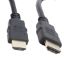 OEM PLASTİK DÜZ SİYAH 30 CM POŞETLİ HDMI KABLO resmi