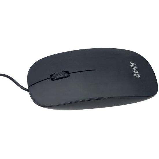 HELLO HL-37 SLİM KASA 1000 DPI OPTİK KABLOLU MOUSE resmi