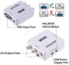 OEM Vga To Av 3Rca Video 1080p Çevirici Dönüştürüc resmi