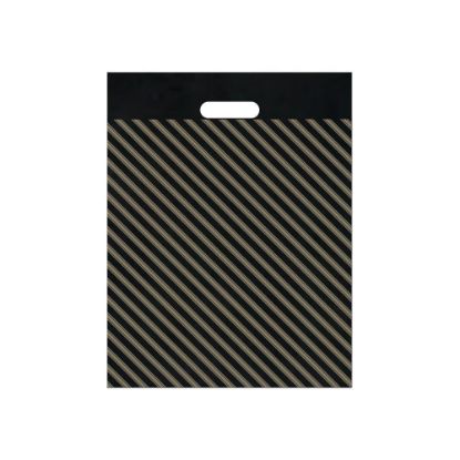 POŞET TAKVİYELİ SİYAH ÇİZGİLİ No:4 40x50 cm(50ADT) resmi