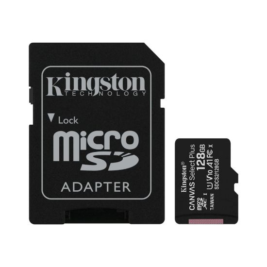 KINGSTON SDCS2 128GB microSDHC Canvas Select Plus resmi