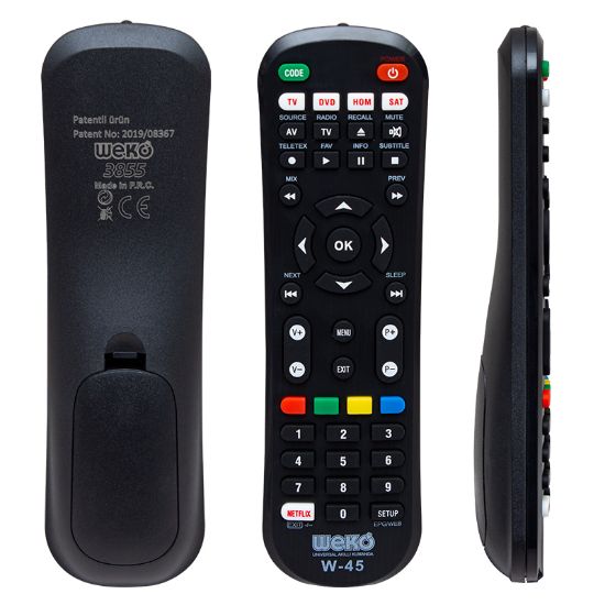 KA WEKO W-45 NETFLIX TUŞLU 4 IN 1 UNIVERSAL TÜM MO resmi