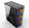 Triple Deluxe 3 Rainbow Fanlı Cam Panel Gaming Oyu resmi