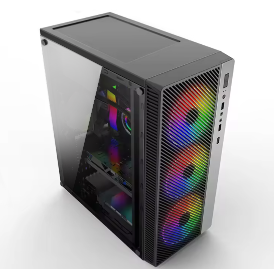 Triple Deluxe 3 Rainbow Fanlı Cam Panel Gaming Oyu resmi