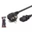 HADRON HDX5549 POWER KABLO 0.75MM 500W 3M SİYAH resmi