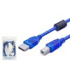 HADRON USB PRINTER KABLOSU 3M MAVİ TRANSPARENT resmi