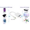 OEM Micro Hdmi To Vga Çevirici Adaptör (Ses Destek resmi