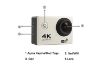 4K WİFİ SPORTS ULTRA HD SU GEÇİRMEZ AKSİYON KAMERA resmi