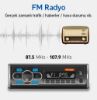MAGICVOICE ÇİFT USB/SD/FM/AUX/BLUETOOTH KUMANDALI  resmi