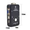 OEM 2 Port USB to KVM Switch Çoklu Pc Kasa Çoklayı resmi