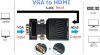 OEM Vga To Hdmi Çevirici Dönüştürücü resmi