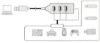 Alfais 4 Port Usb Hub Çoğaltıcı Switch Splitter resmi
