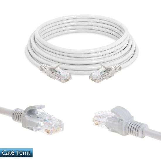 OEM PATCH KABLO CAT6 10.0M POŞET resmi