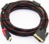 OEM DVI TO HDMI 24+1 KABLO 1,5 METRE ÖRGÜLÜ resmi