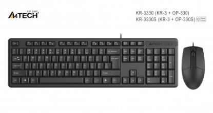 A4 TECH KR-3330 Q FN MULTIMEDYA USB SİYAH SET resmi
