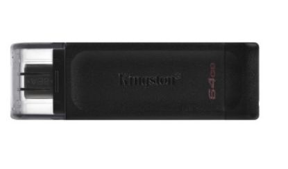 Kingston DT70 64GB USB-C 3.2 Gen 1 Type-C Flash Be resmi
