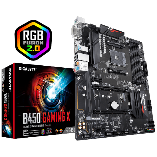 GIGABYTE B450 GAMING X DDR4 HDMI ATX AM4 resmi
