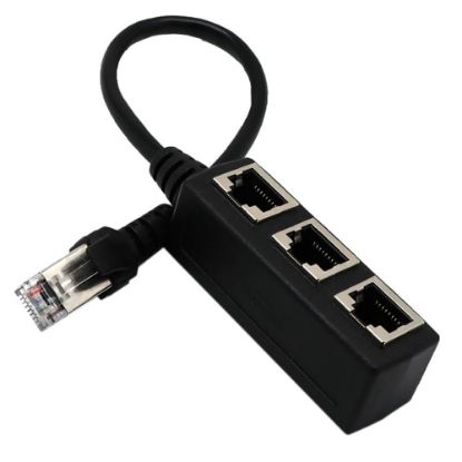 PM ETHERNET RJ45 3'LÜ DAĞITICI SPLITTER resmi