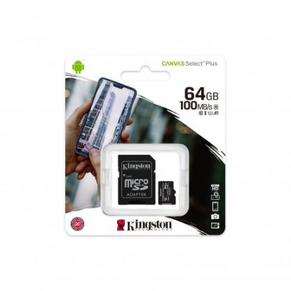 KINGSTON 64GB MICRO SD CANVAS PLUS SDCS2/64GB resmi