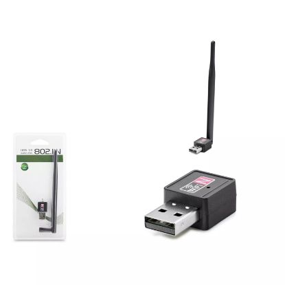 PIX-LINK WIRELESS ADAPTOR 150MBPS 5DBI TEK ANTEN resmi