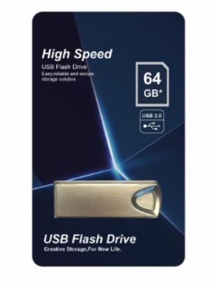 Elba 64GB Metal 2.0 USB Flash Bellek resmi