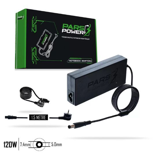 Pars Power 7.4x5.0 120W 18.5V 6.5A HP resmi