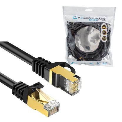 PM PMCAT75 SİYAH CAT7 KABLO 5 METRE resmi