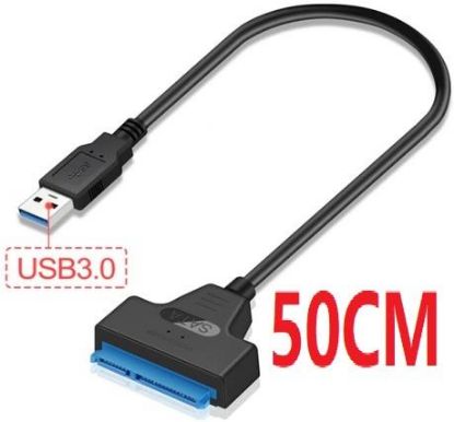 Alfais Usb 3.0 Yüksek Hızlı 2.5 Inç Hdd Kablo 50cm resmi
