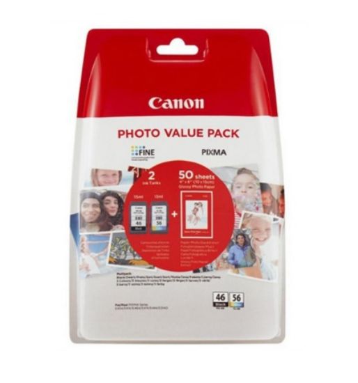 Canon PG-46/CL-56 Photo Value Pack Blist resmi