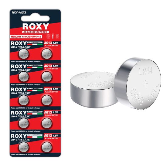 ROXY RXY-AG13 LR44/1154/357 PİL (10'LU PAKET) resmi