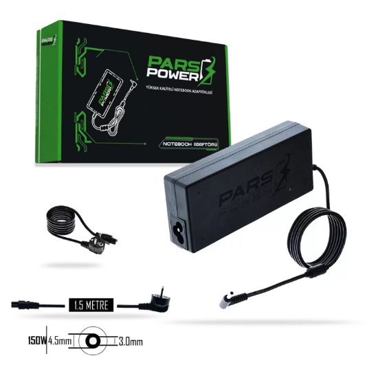 Pars Power PRS-034 150W 19.5V 7.69A (4.5*3.0mm) HP resmi