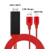OEM Lightning Hdmi Çevirici Dönüştürücü Tv Kablosu resmi