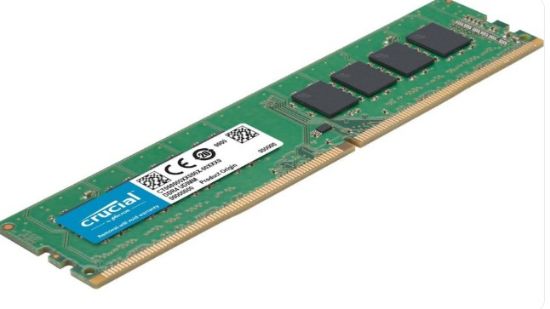 Crucial 8GB DDR4 3200Mhz CT8G4DFRA32A Pc Ram resmi
