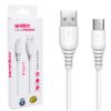 WEKO USB TO TYPE-C 1 MT ŞARJ KABLOSU KUTULU (NO:5) resmi