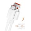 PM M6 TYPE-C TO USB-A PD 67W 6A 1 METRE ŞARJ DATA  resmi